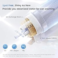 Vista 3 de Sistema de lavado de auto sin manchas Waterdrop con resina, sistema de agua desionizada, libre de manchas, funciona para todos los vehículos, RV
