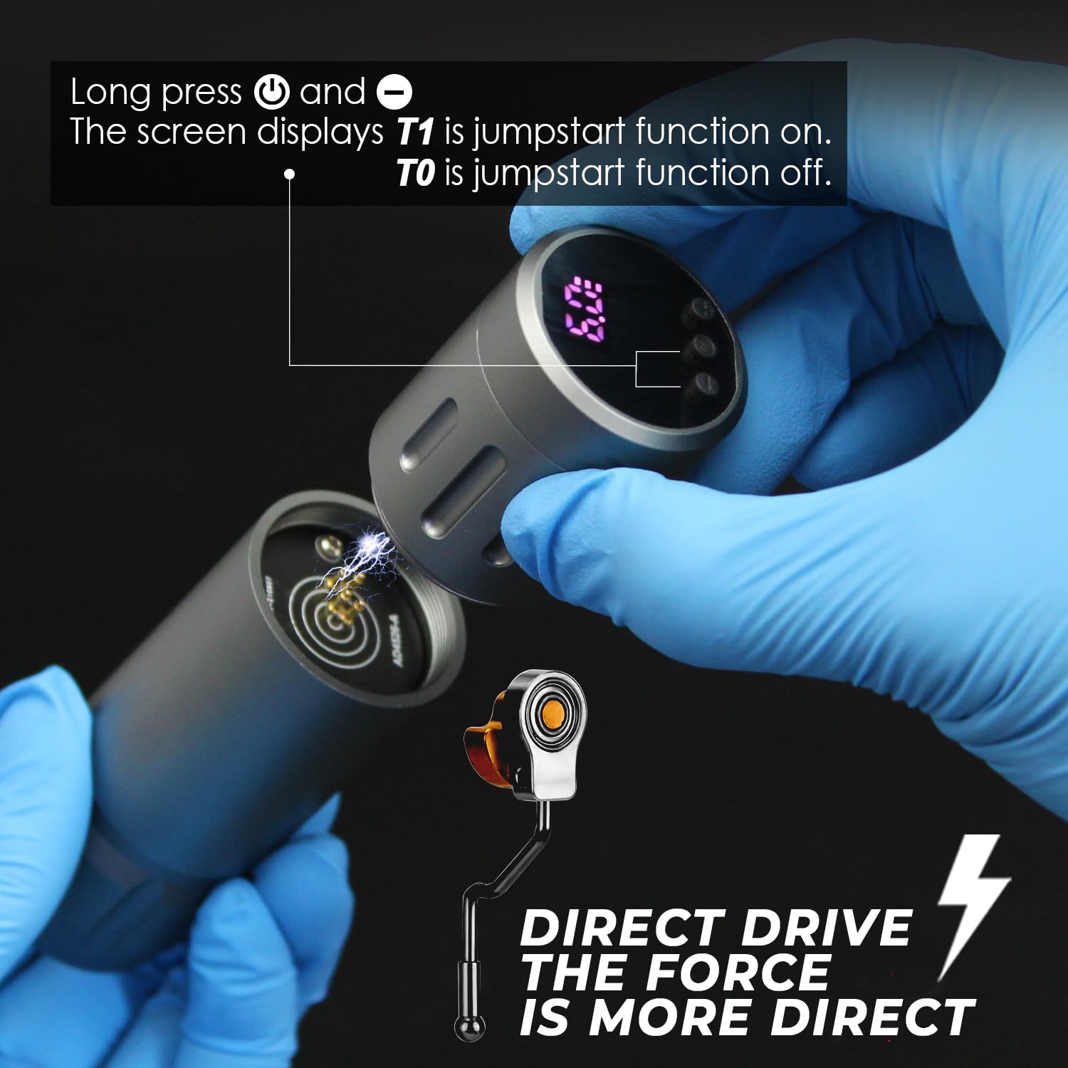 Amazon.com: DISCOVER Tattoo Machine Unlimited Rotary Tattoo Pen