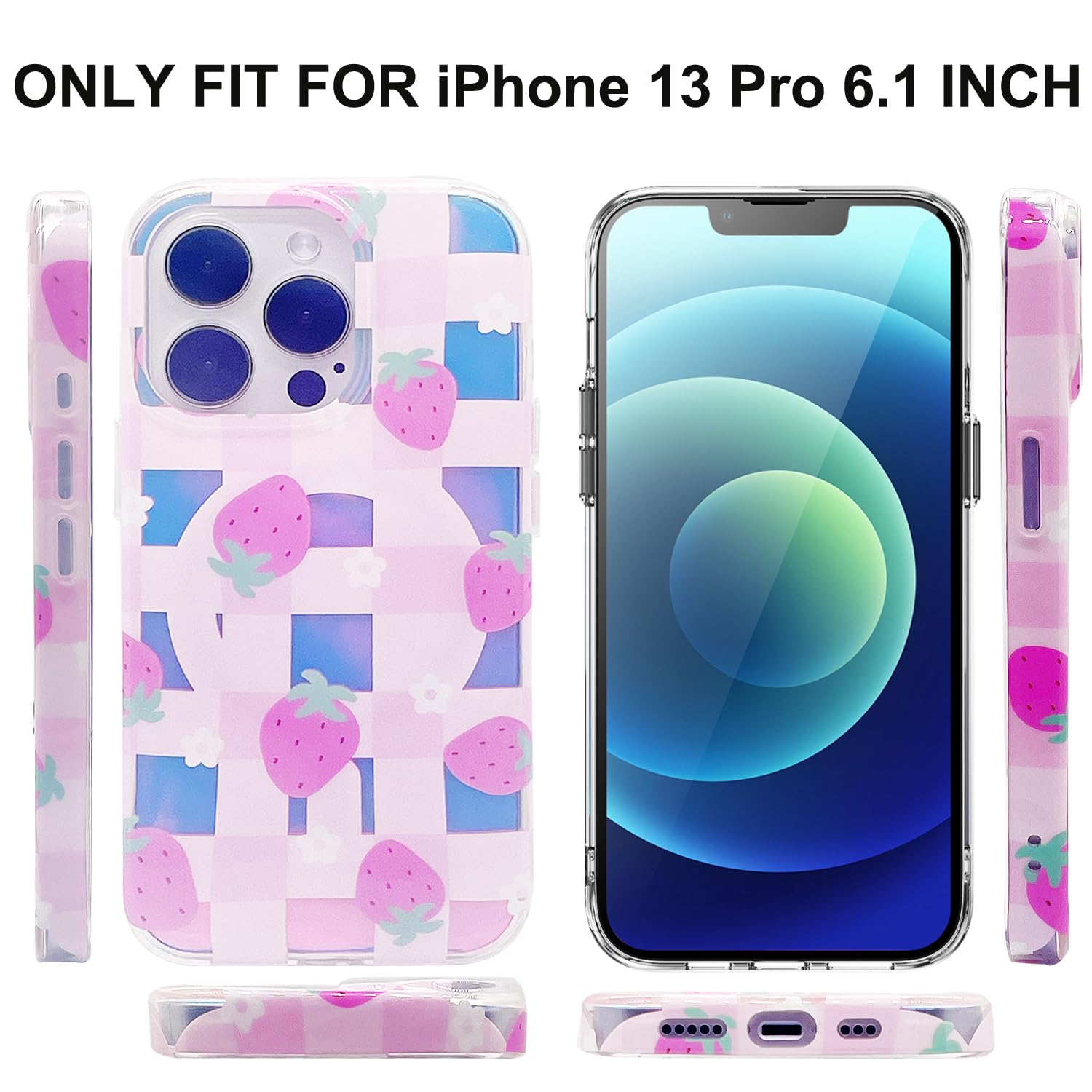 Amazon.co.jp: iPhone 13 Pro 6.1インチ用磁気ケース MagSafe充電対応