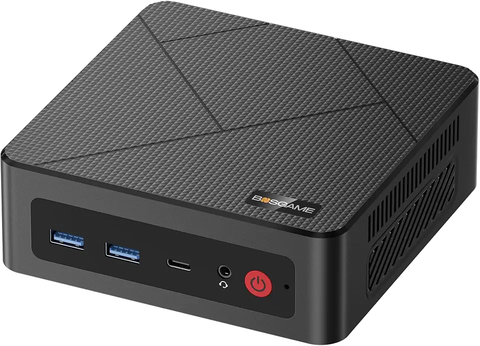 BOSGAME E4 Mini PC, Ryzen 5 3550H Mini Computers, 16GB DDR4 1TB PCIe SSD, Dual RJ45 LAN, 4K Triple Display, USB-C &amp; USB 3.2, Wi-Fi 5 &amp; BT 5.0, Desktop Computers for Office, Home, Streaming