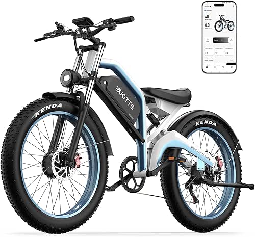 DUOTTS N26 Bici Eléctrica 250W Doble Motor para Hombre, Fat