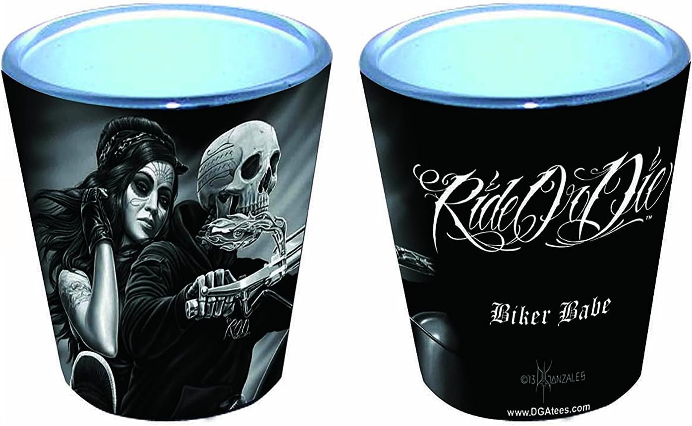 David Gonzales Art Shot Glass - Ride or Die - Set of 3