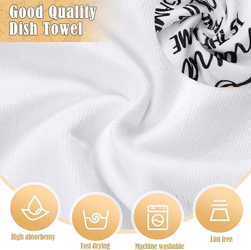 Miniatura 5 de Tatuo Juego de cocina de regalo para abuela, 5 unidades, para Navidad, inauguración de la casa, fiesta de cumpleaños, incluye 2 paños de microfibra