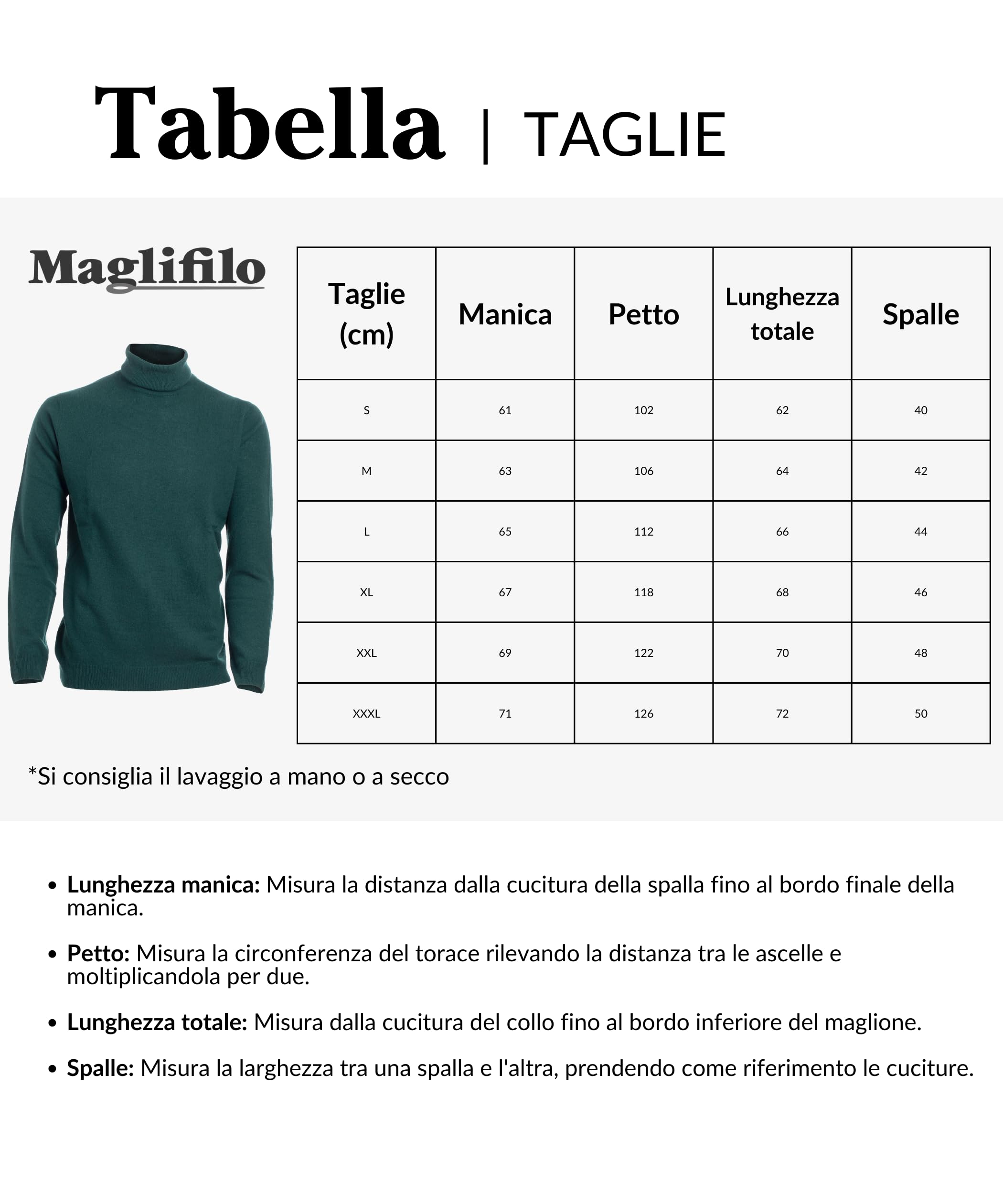 Dolcevita Uomo 100% Lana Finezza 12 - Maglione Collo Alto Uomo, Eleganza e Comfort Perfetti per Ogni Occasione - Capo Versatile e Raffinato