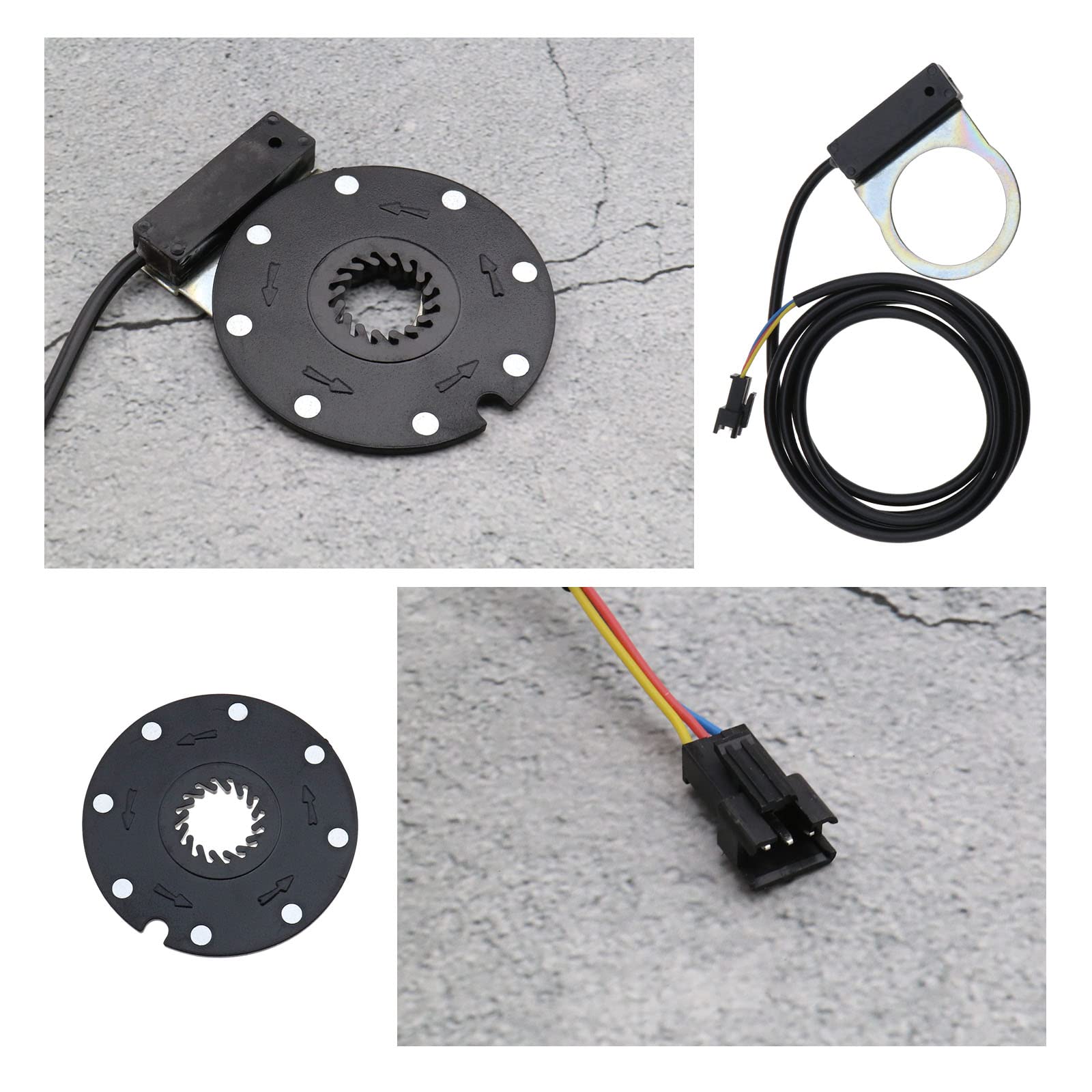 スピードセンサー加工品　１／３仕様　マグネット８個 直径約3.5cm Amazon | マグネット8個 パルスアシストシステム スピードセンサー 3