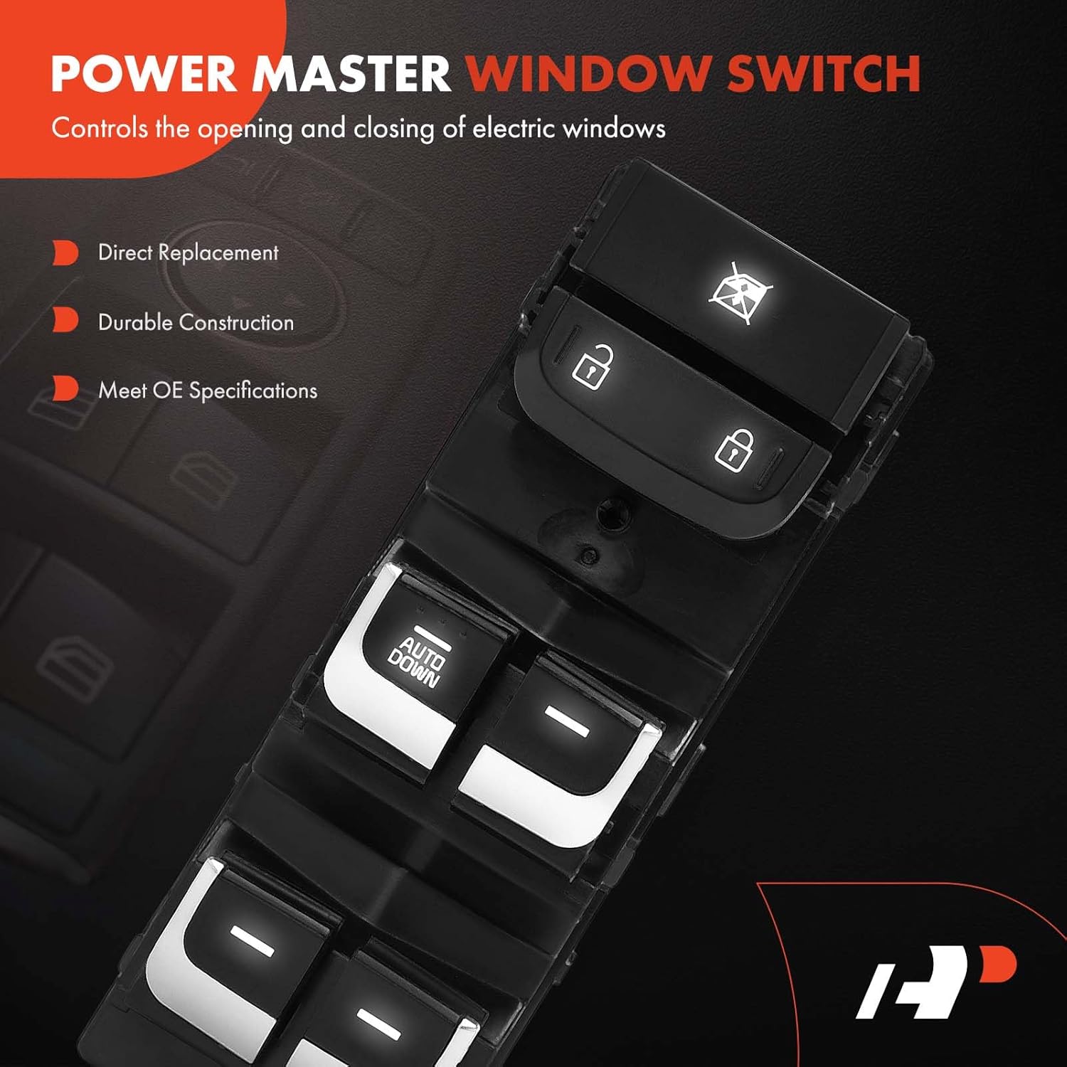 A-Premium Master Power Window Switch Compatible with Kia Sportage 2018, Front Left Driver Side