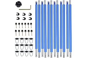 Wadoy Trampoline Poles - Reliable Enclosure Poles for Peace of Mind