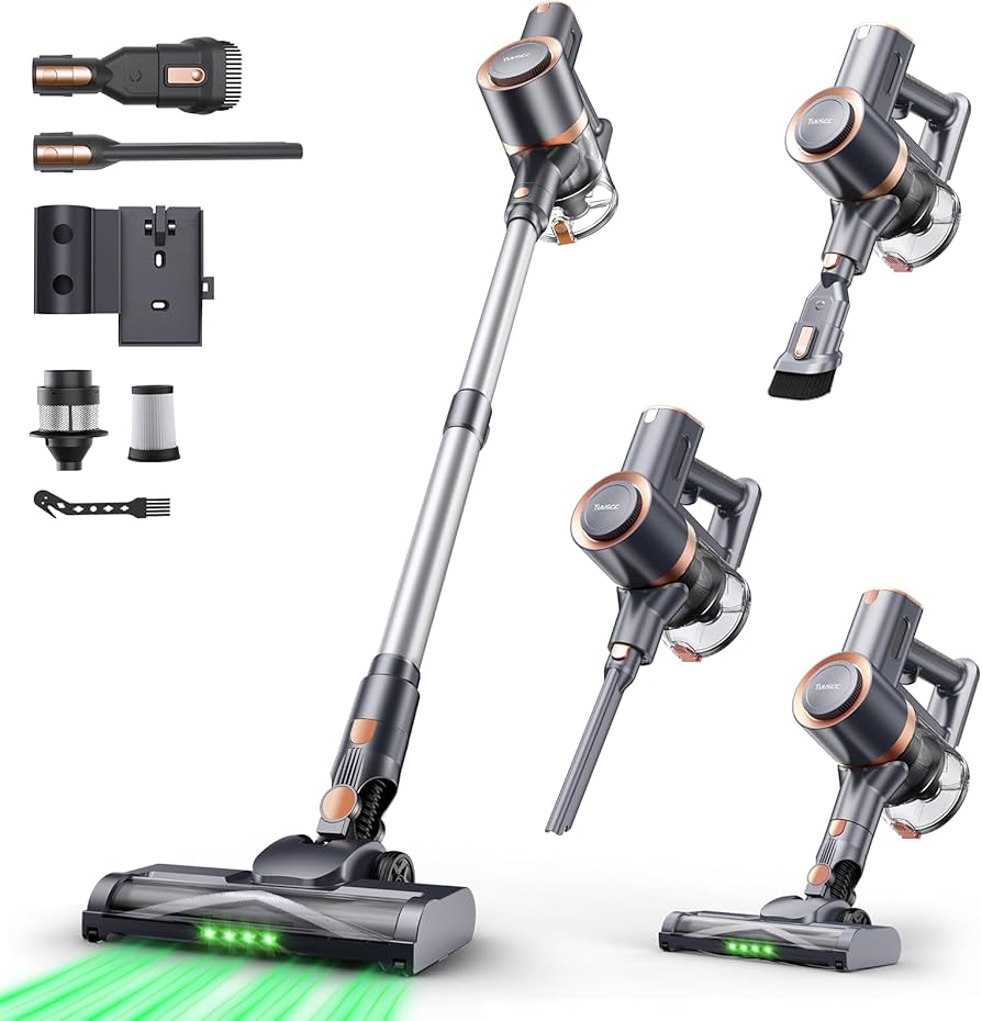 コードレス サイクロンスティッククリーナー 強吸引力22000pa 40分稼働