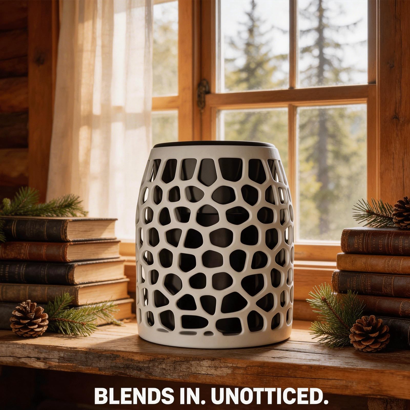 Camera Disguise Vaso per telecamera Ring per interni (2a generazione) – Decorazione per piante con telecamera nascosta e canale cavo integrato, nascondiglio decorativo per la sorveglianza