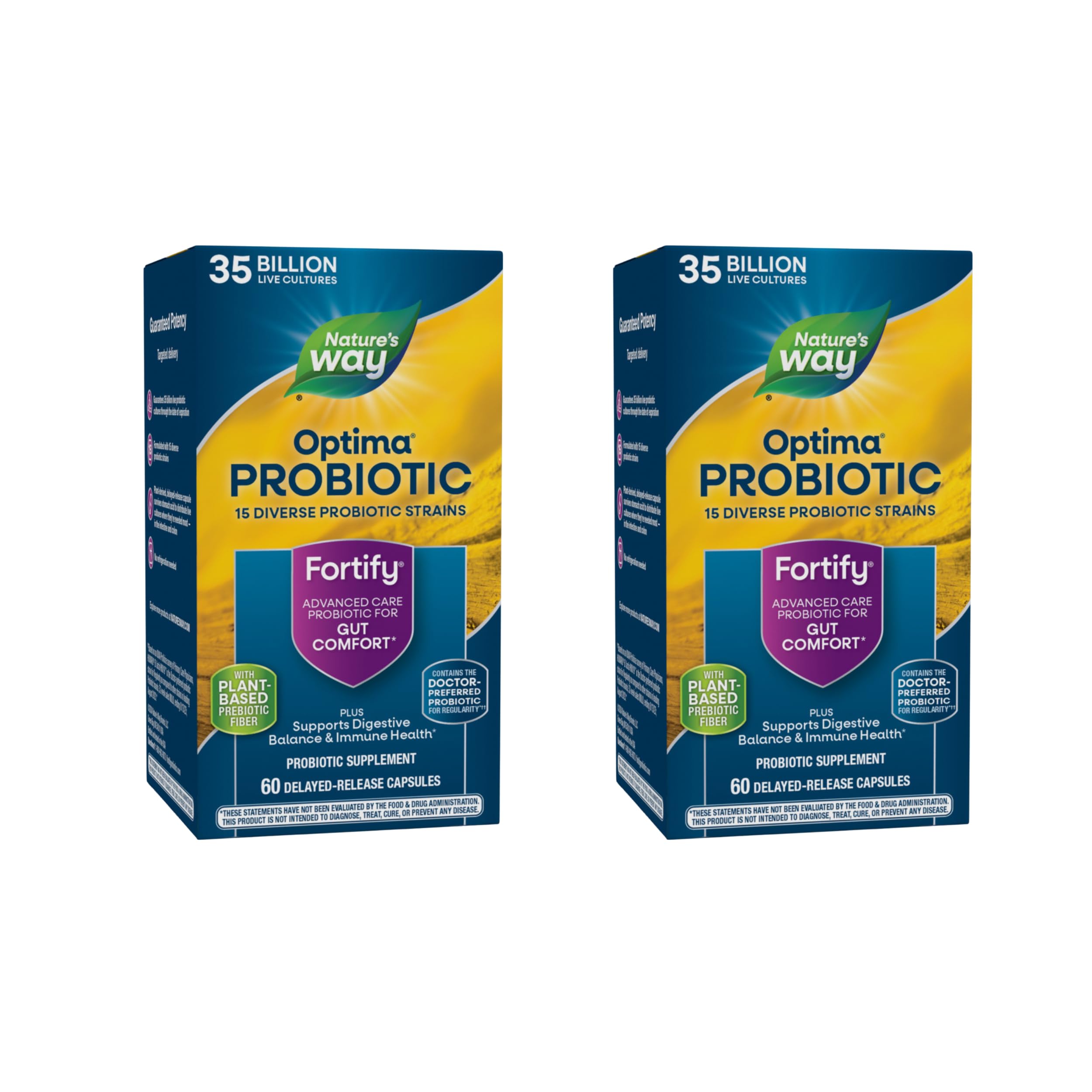 Amazon.com: Nature's Way Fortify Optima Probiotic for Adults, 35