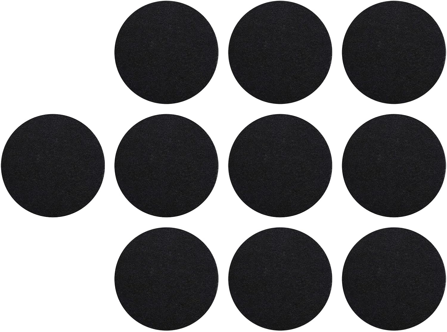 Eagles Kitchen Compost Bin Charcoal Filter, (10PCS, D 6.5in,T 0.4in) Charcoal Filters for Kitchen Compost Bin Pail, Round Activated Carbon Filter Bio Bucket Filter for Compost Bin Universal Size