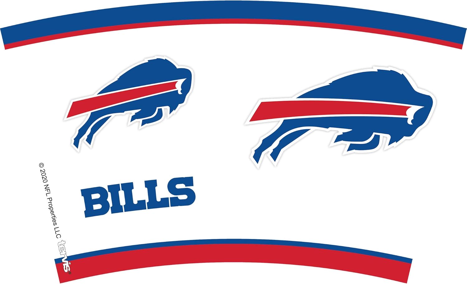 Tervis Made in USA Double Walled NFL Buffalo Bills Insulated Tumbler Cup Keeps Drinks Cold & Hot, 16oz, Tradition - Image 2