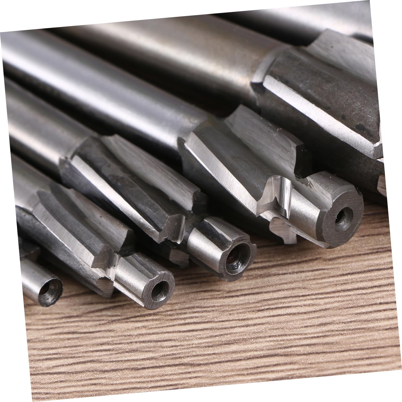 7pcs High Speed Steel Milling Cutters Straight End Drill Bit Countersunk Milling Cutters 3-12mm for Stainless Steel Aluminum Parts