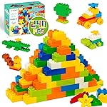 WYSWYG 240 Piece Large Building Blocks for Toddlers 3 and up, Classic Building Bricks Set for Kids of All Ages, Compatible with Duplos and Most Brands