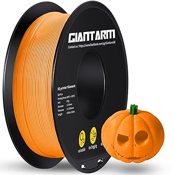 GIANTARM 3D Printer Filament, Orange Pla Filament, 1Kg(2.2lbs) Spool, 1.75mm Dimension Accuracy +/- 0.03mm, 3D Printing Filament