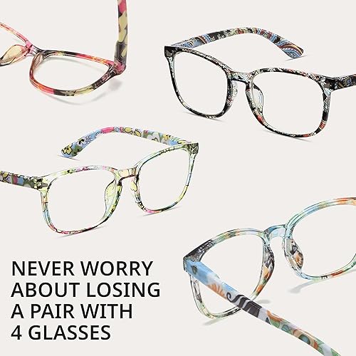 Miniatura 9 de BLS Progressive - Lentes de lectura multienfoque con bloqueo de luz azul, antifatiga oculardeslumbramientofiltro UV para lectores de computadora