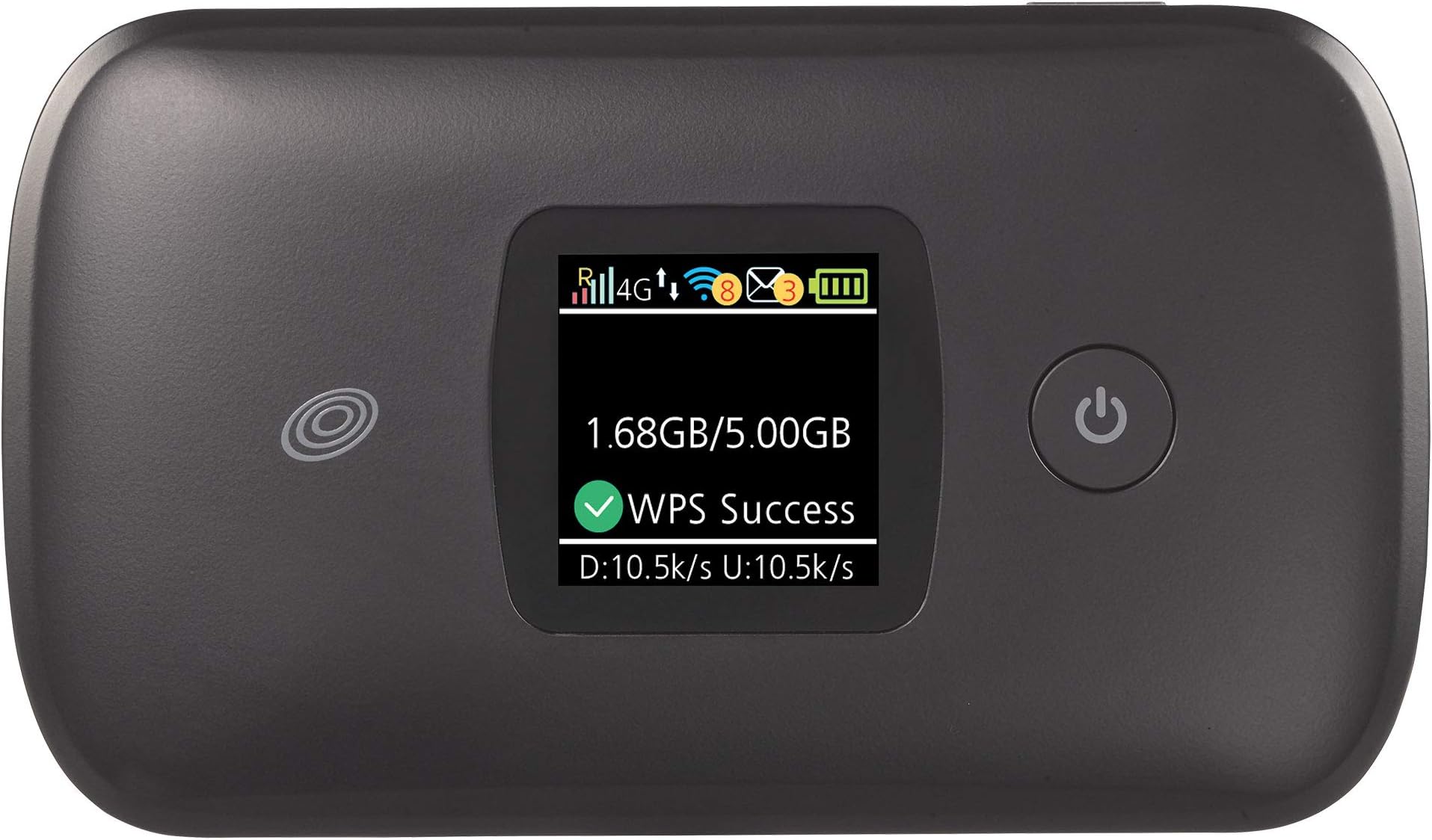 SIMPLE Mobile Moxee, 4G LTE, 256MB, Sim Card Included, Black - Prepaid Mobile Hotspot (Locked) -