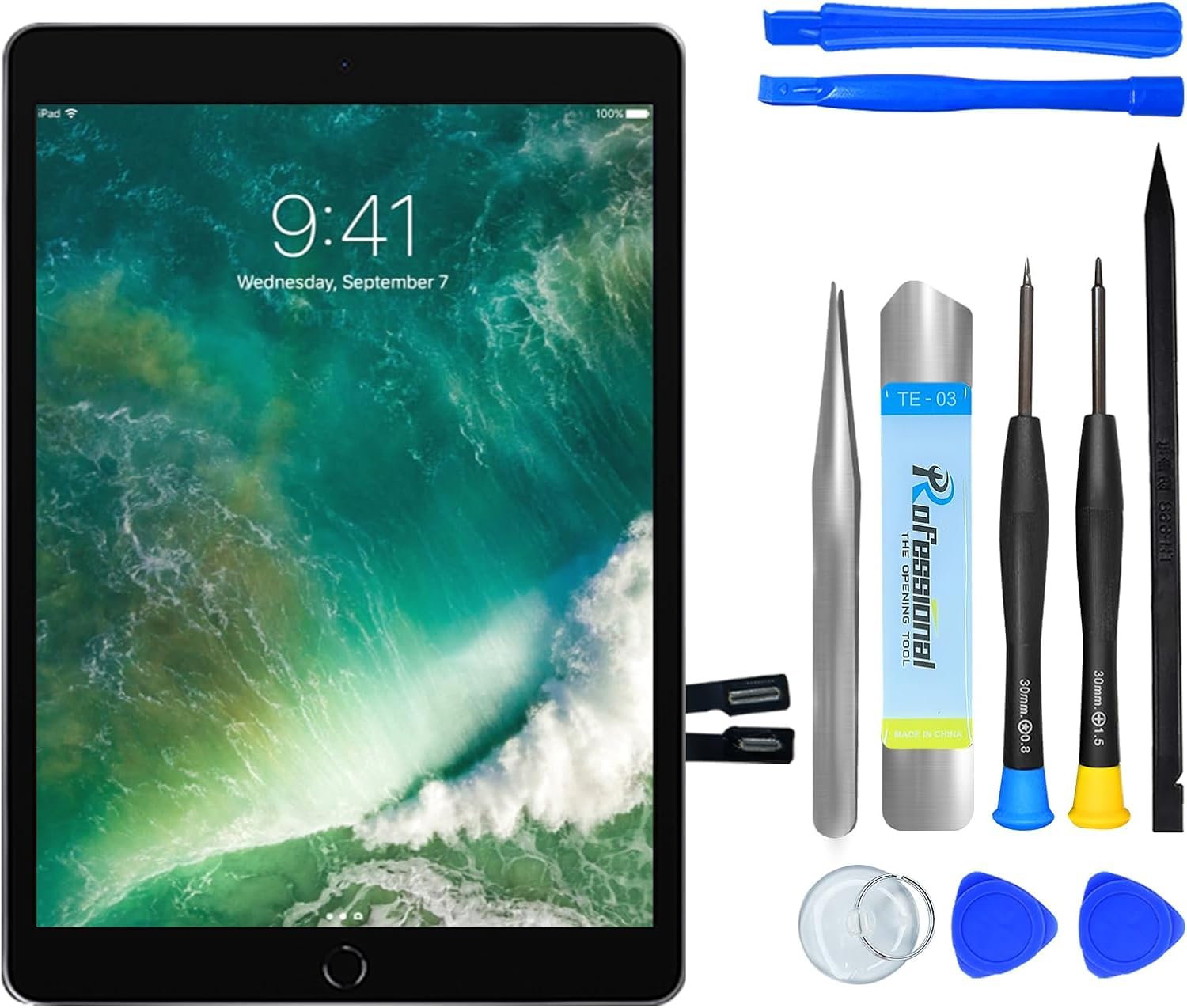 NB+ Screen Replacement For iPad 9th 10.2" (A2602 A2603 A2604 A2605) Generation Touch Screen Digitizer 2021 Pre-Installed Adhesive (Not LCD display) — view 34