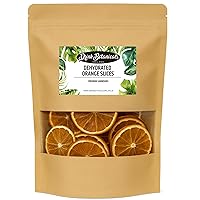Vista 9 de Rebanadas de naranja deshidratadas en forma de ruedas Aprox. 17+ rebanadas 100% Natural Sin azúcar Sin gluten Ruedas de naranja