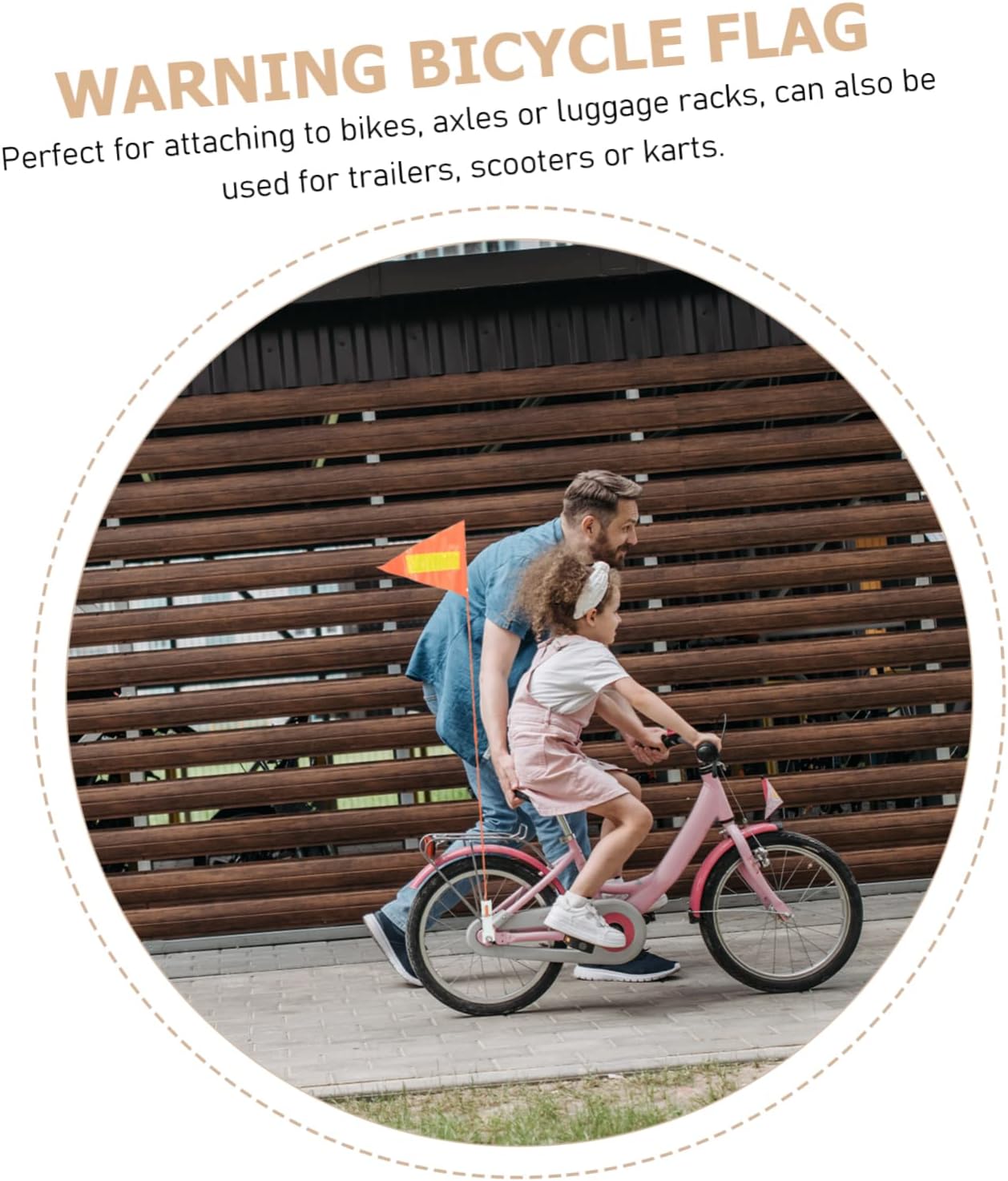 Professional Cycling Flag Wear-resistant Bike Flag Portable Safety for Biking Accessories