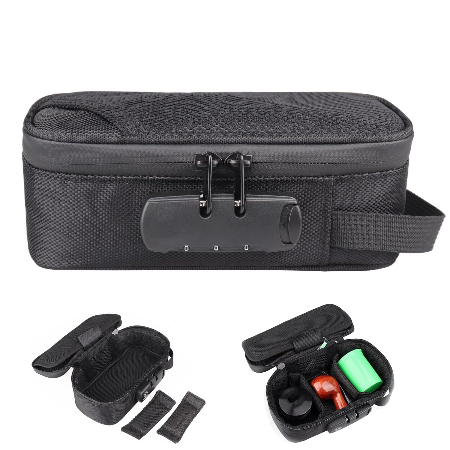 AzoneeSmell Proof Bag with Lock, Carbon Lined Odor Proof Case for Secure Travel Storage, Ideal for Discreet Carrying