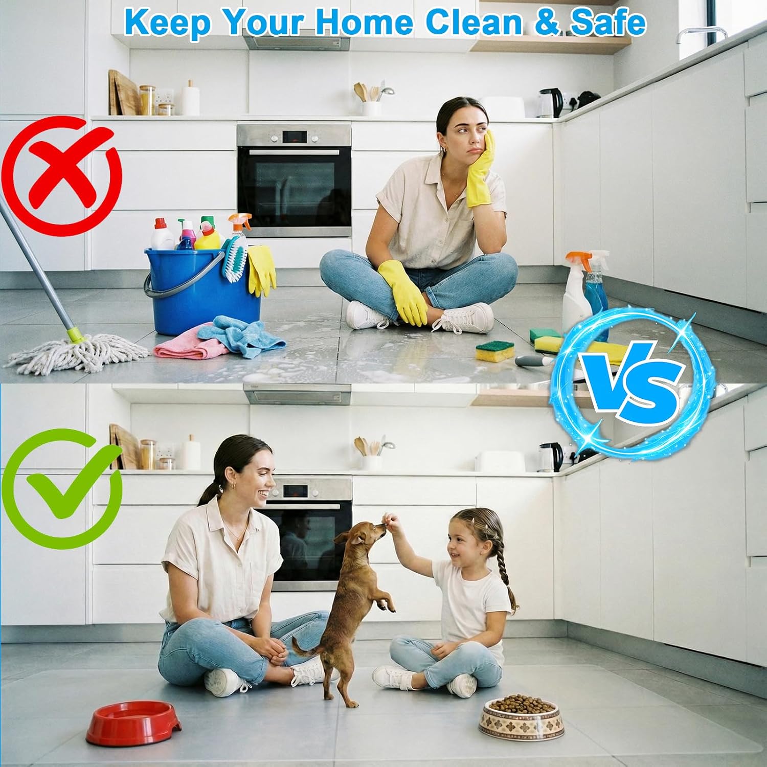 Extra Large Silicone Mats for Kitchen Counter, Heat Resistant Mat, Nonslip Kitchen Countertop Protector Mat, Cuttable Counter Protector Mats for Island Workbench(47.3''x23.6''Translucent)