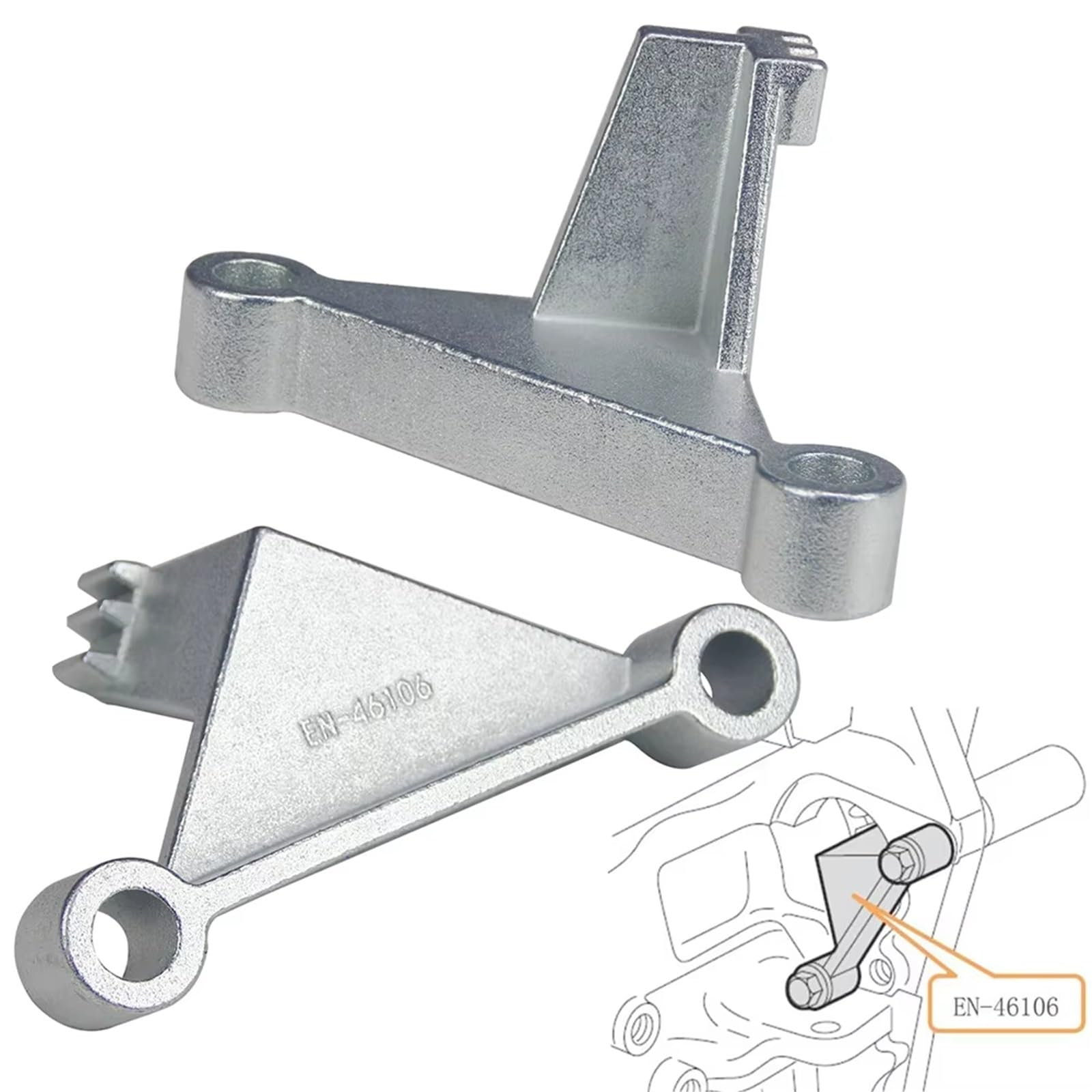 Set Strumenti Messa Fase Kit di Strumenti di Allineamento E Fasatura Dell'albero A Camme Compatibile con GMC per Acadia 2005-2022 2.8 2.9 3.0 3.2 3.5 3.6 3.7 4.2 EN-48383 EN-46105 EN-46106