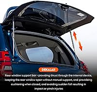 Vista 6 de 2 piezas de elevación trasera del maletero soporta resortes de gas amortiguadores para Cadillac CTS 2004 2005 2006 2007