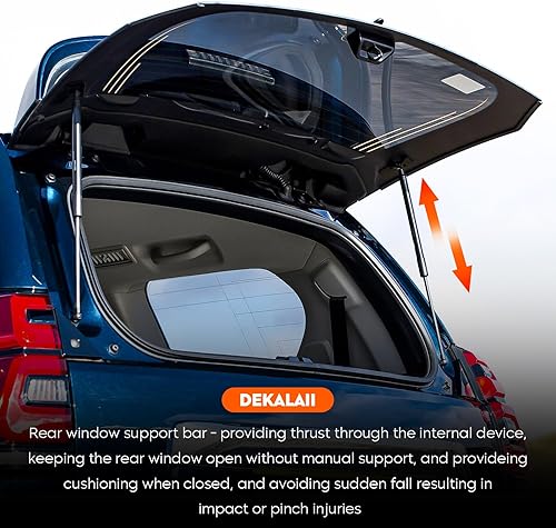 Miniatura 6 de Soporte de elevación para ventana trasera, amortiguadores de gas de vidrio para Jeep Grand Cherokee 6601 2005-2010 05 06 07 08 09 10 Jeep Grand