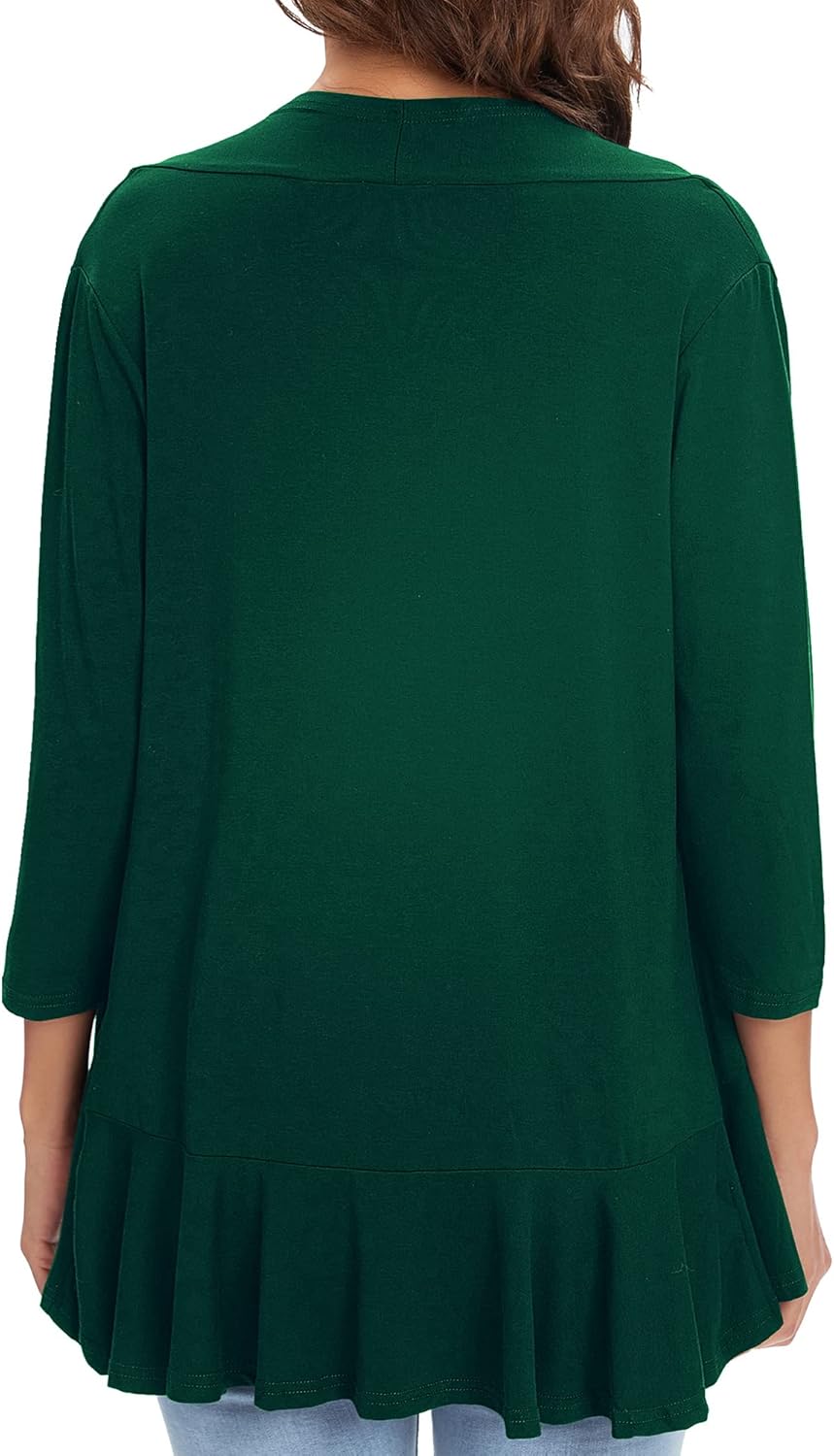 Urban CoCo Women's 3/4 Sleeve Casual Cardigans for Women Trendy Open Front Lightweight Cover Ups - Image 5