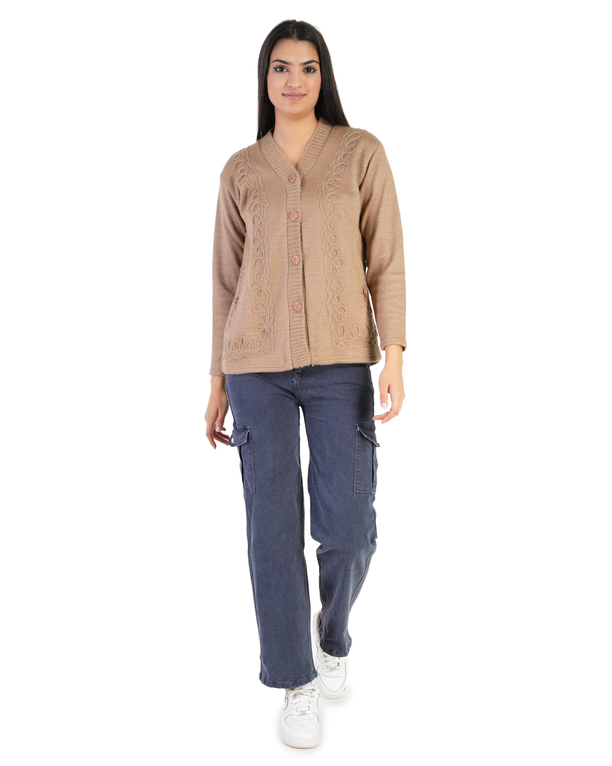 Women OSWAL FINE Wool/L/Fawn-image-24