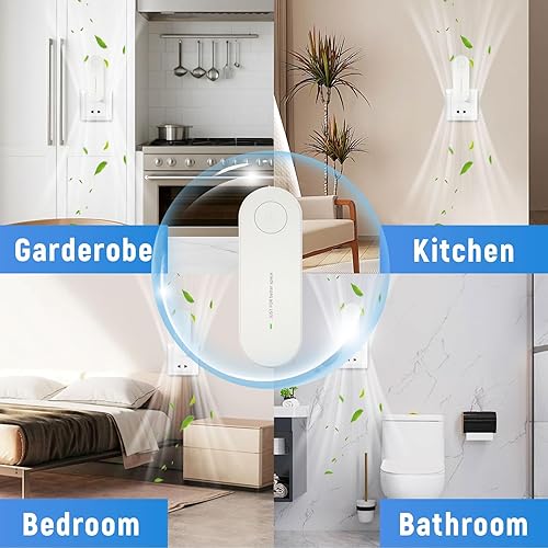 Miniatura 7 de Magair Purificador de aire, purificador de aire Mag, con enchufe, purificador de aire portátil para el hogar, diseño silencioso y liberación