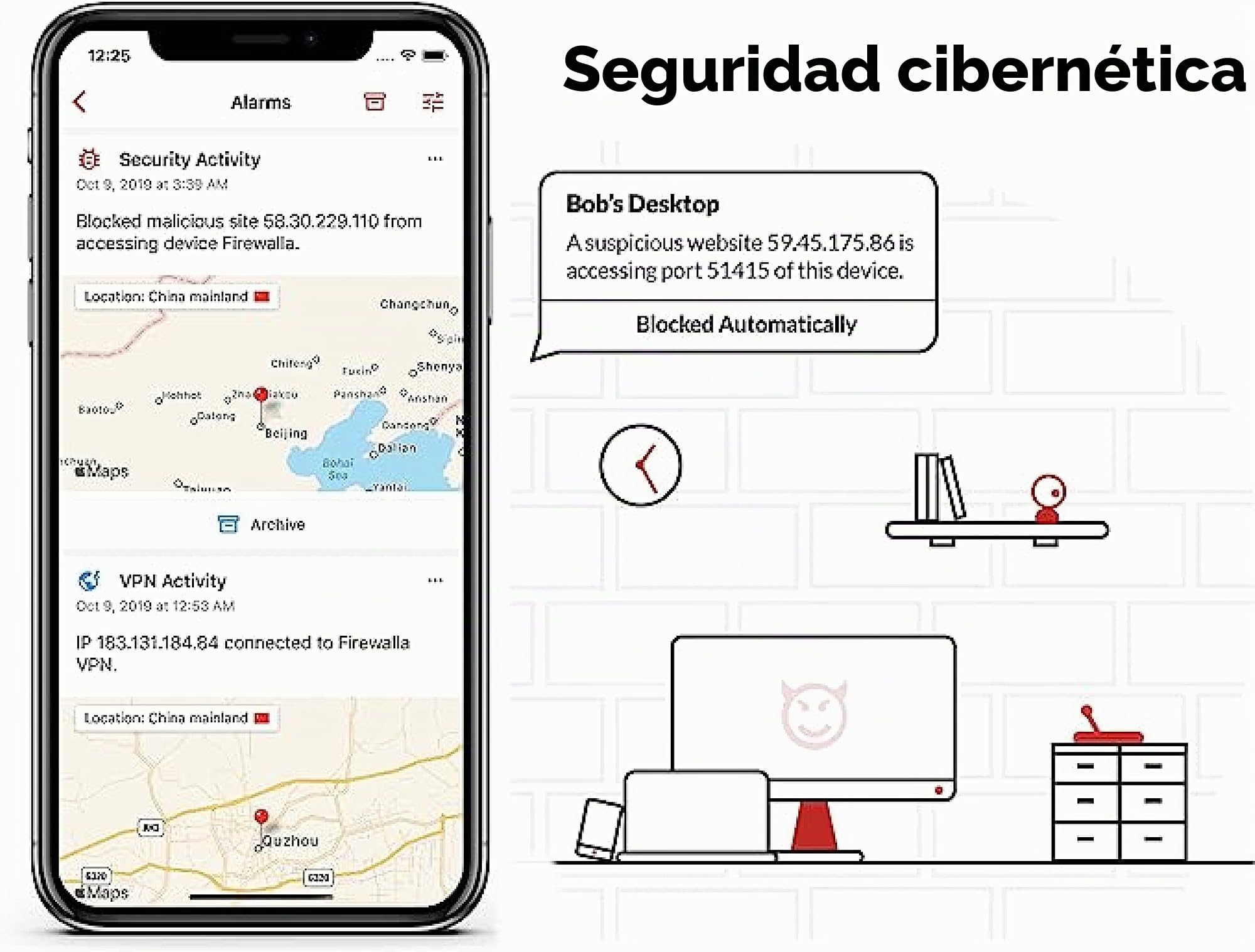 Firewalla: Firewall de Seguridad cibernética para el hogar y la Empresa, Protege la Red del malware y la piratería | Control Parental Inteligente | Bloquear anuncios | Servidor VPN y Cliente | Sin