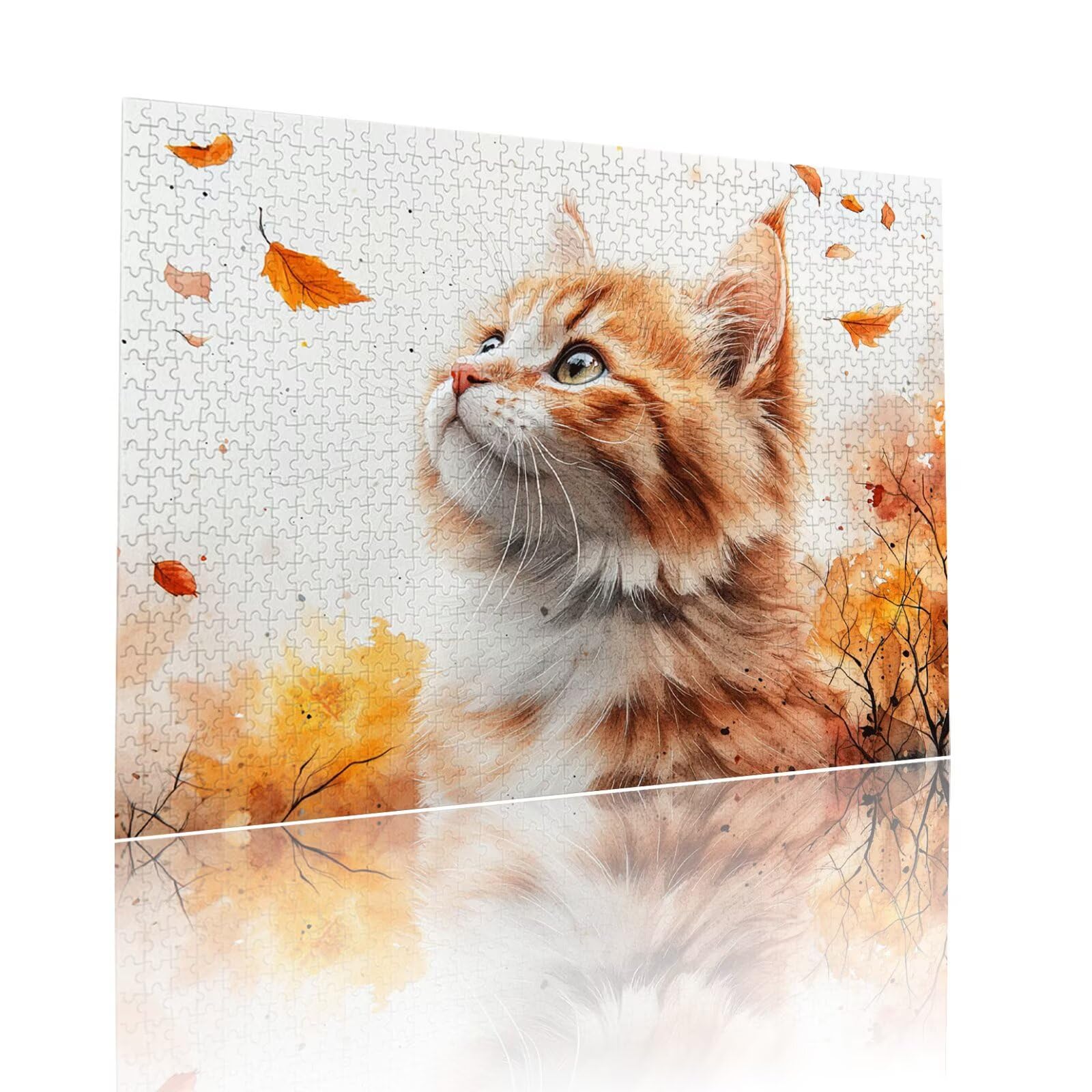 Puzzle Erwachsene 2000 Teile Katze Tier Educa Jigsaw für Kinder ab 8 Jahren Mädchen Jungen, Erwachsene Impossible Klassische Puzzles Schwer, Anspruchsvoll Spielspaß, Als Familienspiel 70x99cm t-660