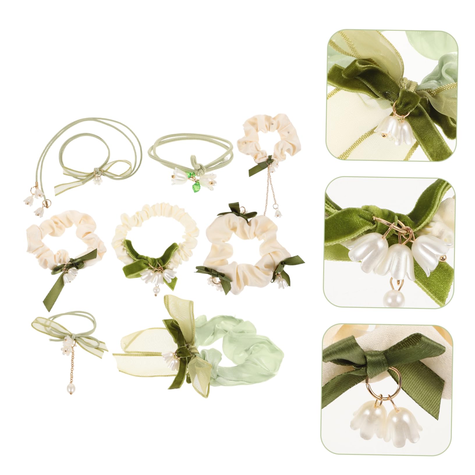 Beaupretty 40piezas De Pelo Scrunchies y Bandas Para Coleta Accesorios De Cabello Para Mujeres y