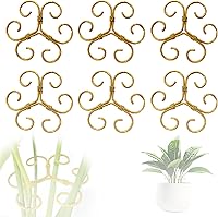 Vista 8 de Juego de soporte para tallos de plantas, soporte de plástico reutilizable para plantas trepadoras, soporte de plantas enrejado para plantas