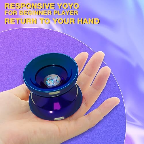 Miniatura 3 de YOYO sensible para niños Yoyos profesionales Hksod para principiantes con 10 cuerdas yoyó de cristal duradero para adultos jugadores intermedios