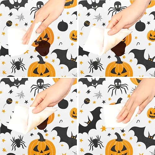 Vista 59 de Pardick Mantel redondo ajustable con diseño de flores de arte en acuarela con mantel elástico, mantel elástico redondo, impermeable, lavable, se