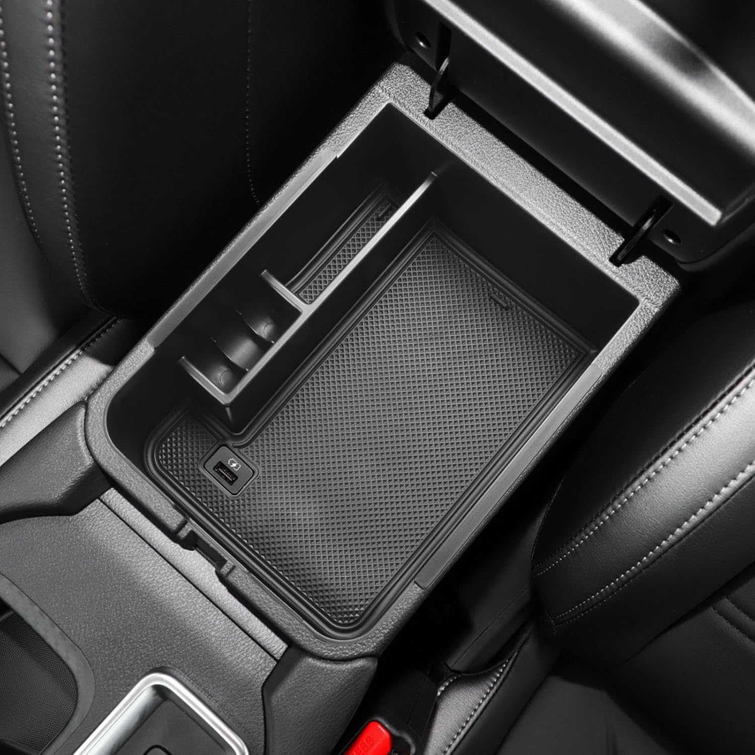 TACOBRO Lower Center Console Tray and Center Console Organizer Compatible with Nissan Sentra 2020 2021 2022 2023 2024 2025 Accessories