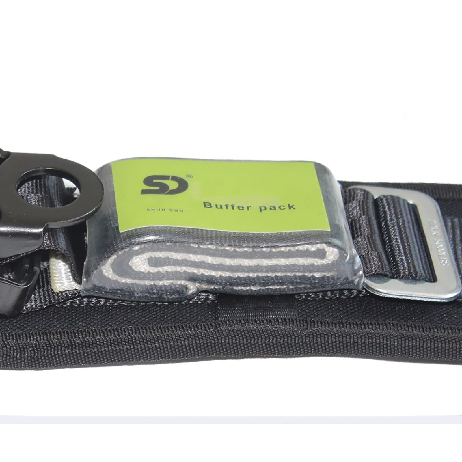 SwaYve Arnés de Escalada, Arnés de Seguridad, Kit de Sujeción de Seguridad en Altura para Escalada en Roca, Escalada de Árboles, Rescate Contra Incendios, Entrenamiento en Expansión, Rappel/Green