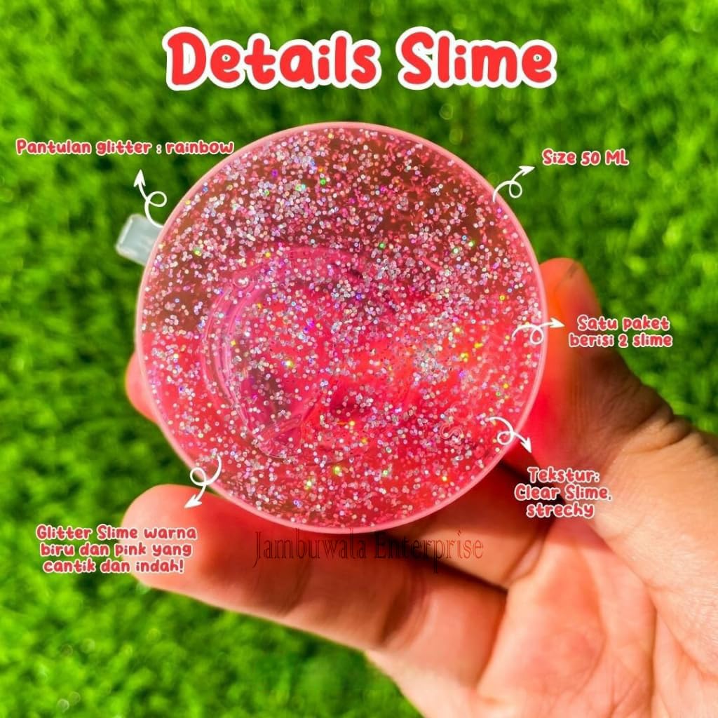 Jambuwala Enterprise® Slime Gel Fruit Scented Multicolor DIY Magic Toy Slime Gel Putty Set Slime Mud for Kids,Crystal Clear Clay Jelly Slime Gel Toys for Kids,Boys,Girls,Childrens Pack of 6, 60g Each - Image 6 thumbnail