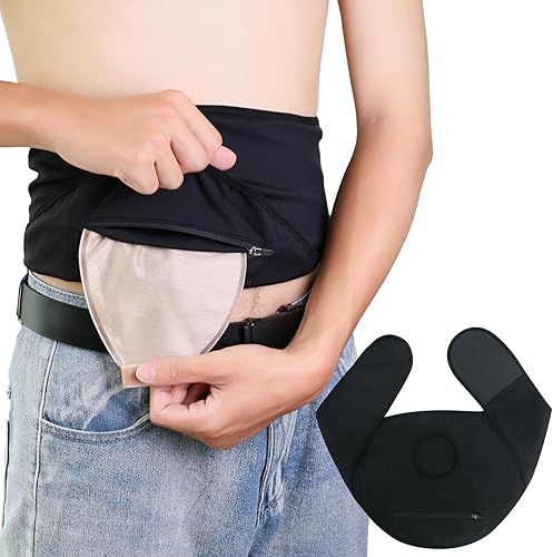 Cinturón de ostomía - Cómodo cinturón de colostomía, fundas de bolsa de apoyo para ostomía, cinturón de ostomía para hombres y mujeres, cinturón de
