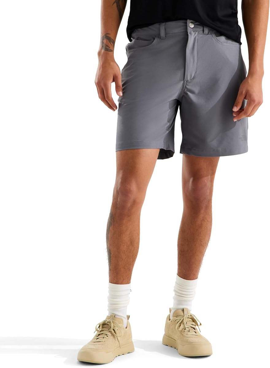 Men's Paramount 7" Short - Moisture Wicking Hiking Shorts, Water Repellent Finish, Belt Loops, 5 Pockets