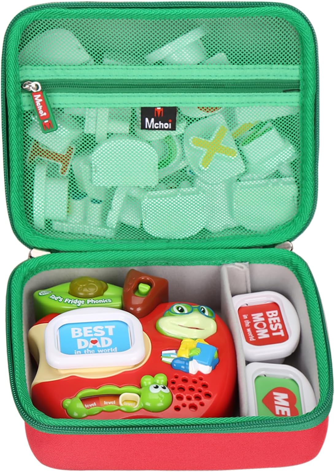 Shockproof Carrying Case Compatible with Leapfrog Tad's Fridge Phonics Magnetic Letter Set, Case Only