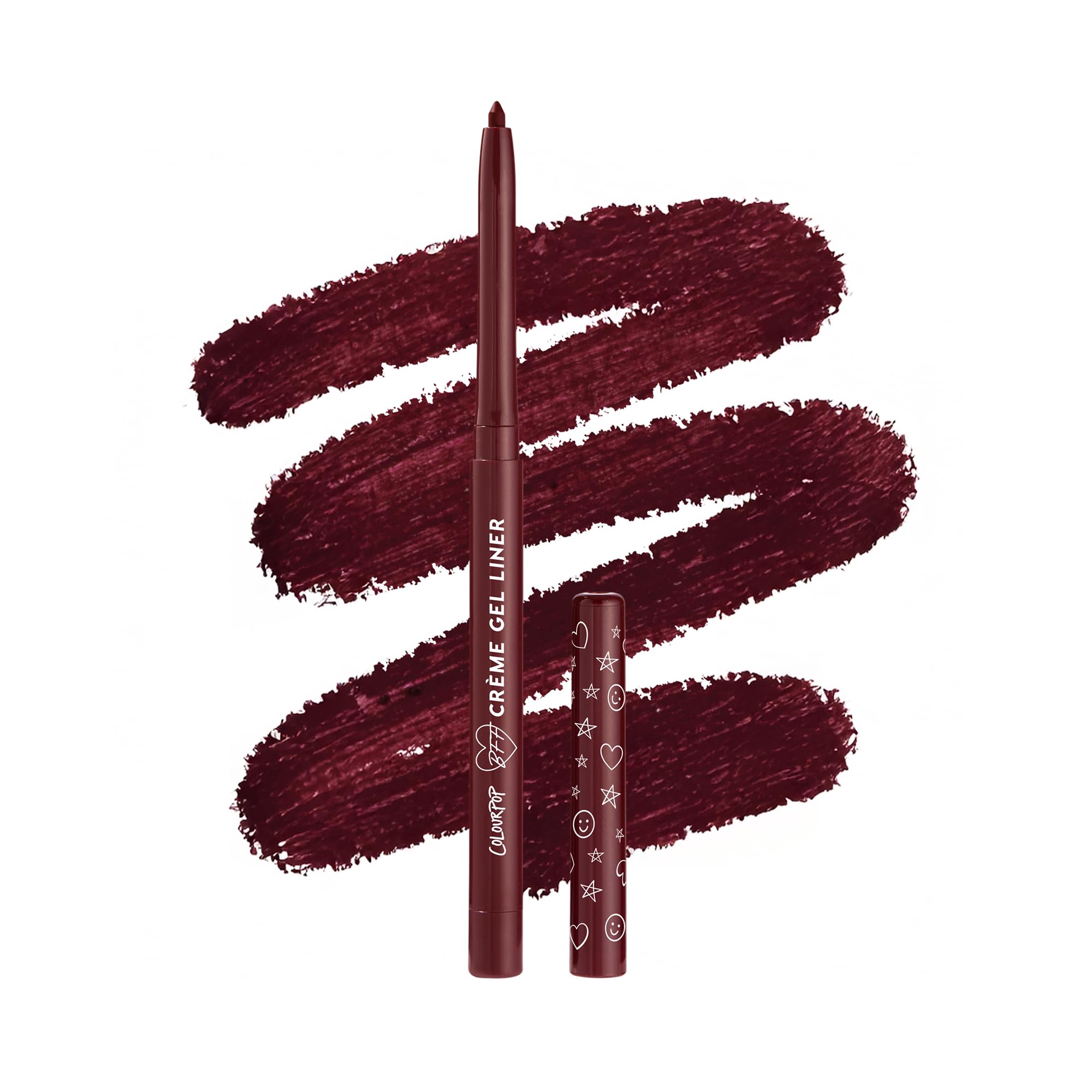 Crème Gel Waterproof Eyeliner - 18HR Wear, Ultra-Pigmented Eyeliner Pencil with Matte & Metallic Finishes - Smudge-Proof, Vegan & Cruelty-Free - Joy Ride (0.01 oz)