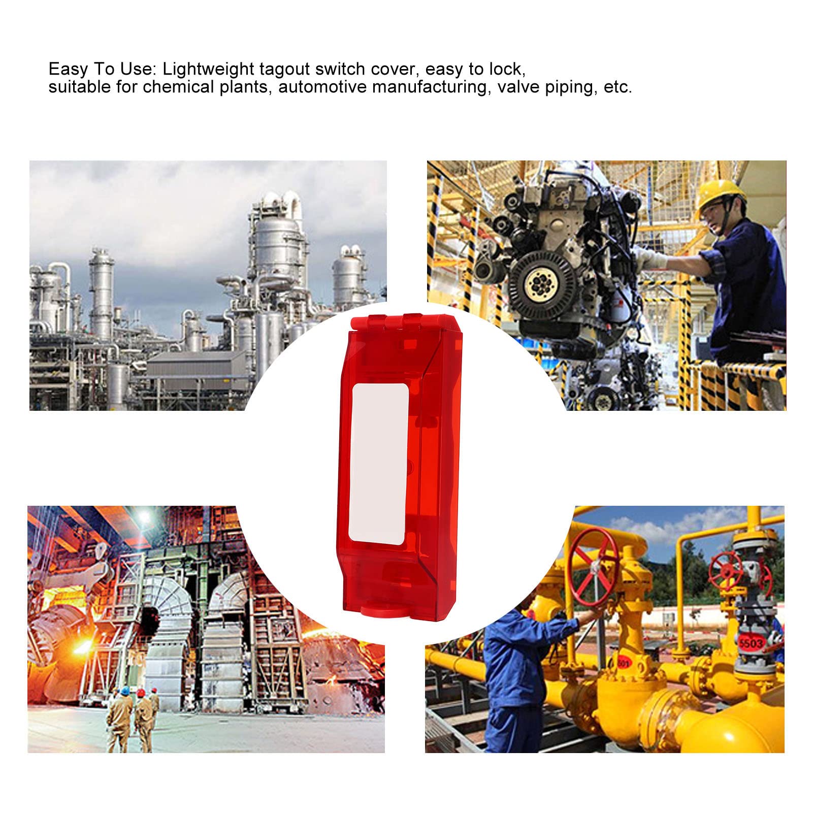 Lockout Switch Cover Plate, Universal Wall Switch Cover for Electrical Switch