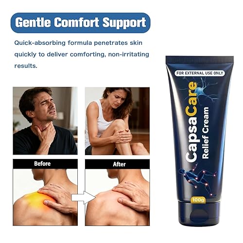 Miniatura 4 de Capsacare - Crema para aliviar los nervios  Comodidad de los nervios específicos con capsaicina y árnica  Fórmula bien absorbente para manos, pies,