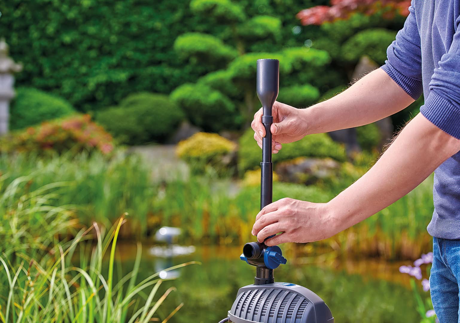 Oase Aquarius Fountain Set Classic 4000 E, Noir