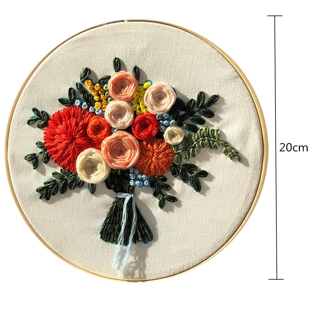 Amazon.com: TAORANJU 1 Set Embroidery Kit Punch Needle Kit