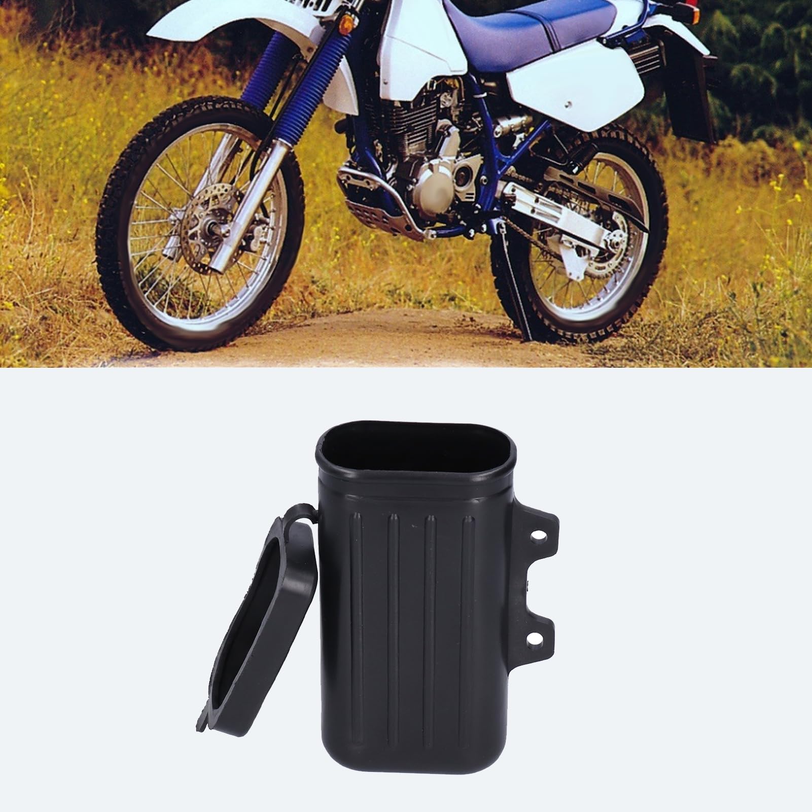 Cassetta degli Attrezzi per Moto, Bottiglia Porta Riparazione, Contenitore in Plastica ABS Adatto per Yamha TW200 Trailway Dal 1987 Al 2015